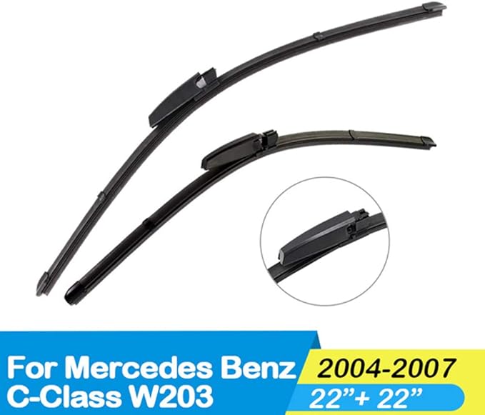 600mm 525mm Wischerblatt Scheibenwischer-Set Vorne Für Mercedes C Klasse W203 S203 Cl203 Baujahr 2001 2003 729213