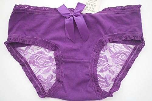 Sexy back lace cotton hiphugger panties women pack of 4