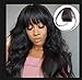 Fashion human hair 100% Brazilian Unprocessed virgin hair Human Hair Bangs/Human Hair Fringe for Black Women Human Hair accessories for Wigs. (kadoyee hair) …thumb 1