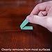 ChromaLabel 1/2 Inch Colored Masking Tape, Ideal for Kids Clean Remove Labeling Tape, 500 Inch Roll (13.88 Yards), Aqua