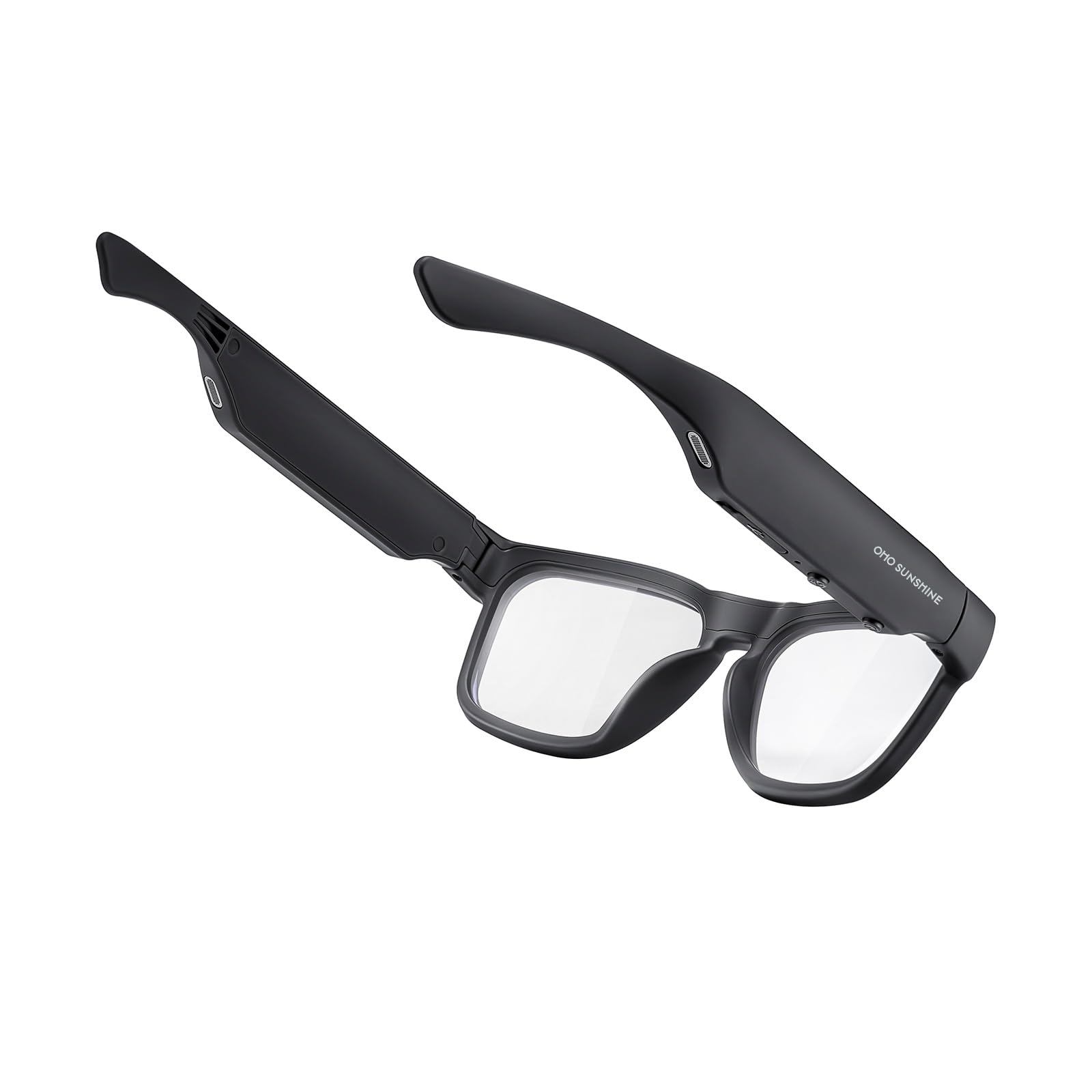 OhO Smart Glasses,32G MP3 Bluetooth Sunglasses with Open Ear Speaker Headphone, Indoor&Outdoor Sports,Polarized UV Protection,For Men Women