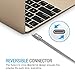 UNU USB Type C Cable, 6ft/1.8m USB Type C to Type A 2.0 Male Braided Data Charging Cable Compatible with Galaxy S9, S9 Plus, S8, S8 Plus, Note 8, LG G6, Pixel 2, Pixel 2 XL, Type-C Devices [Grey]