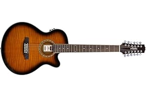 Ashton SL29/12CEQ 12-String Electro-Acoustic Guitar - Tobacco Sunburst