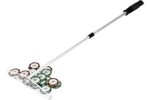 KVMORZE Telescopic Roulette Chip Rake, Acrylic Chip Receiving Rod Poker, Fully Transparent Chip Pusher, Casino Grade Pro Rake for Blackjack, Texas Hold'em, Telescopic Roulette Casino Poker