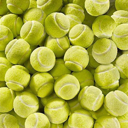 Vidal Smash Tennis Ball Sour Bubble Gum, 12 Tubes, (4) Gumballs in each Tube
