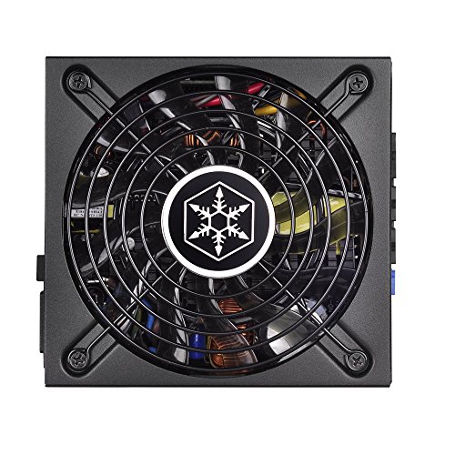 SilverStone Technology 500W SFX-L Form Factor 80 PLUS GOLD Full Modular Lengthened Power Supply with +12V single rail, Active PFC (SX500-LG)