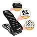 Homeries Shoe Rack Space Saver, Shoe Organizer, Adjustable Shoe Rack (18) Piece Black