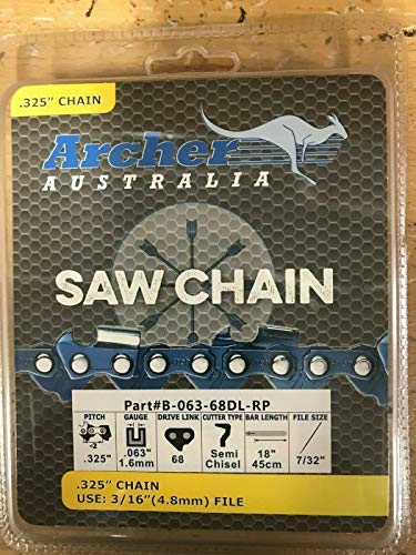 Archer 18" .325-063-68DL Ripping Chainsaw Chain Replaces Stihl MS250 MS251