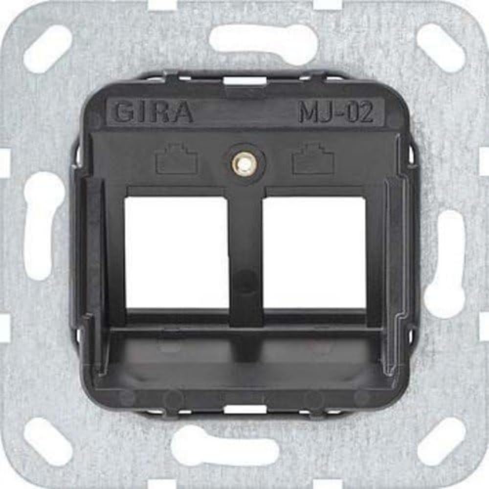 Gira 560200 modular jack 2, 2-fold support ring