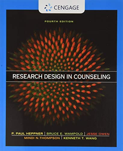 Research Design In Counseling