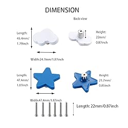 Skyscraper Cartoon Shape Soft Rubber Knobs for Kids