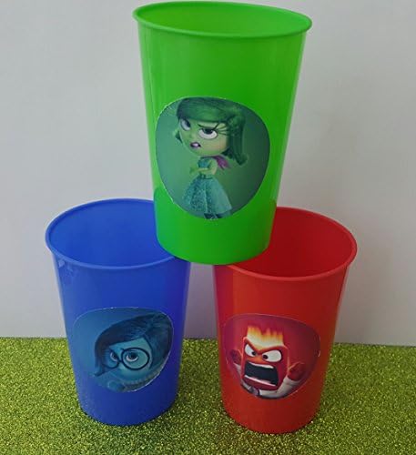 6 Disney Inside Out Plastic Party Cups