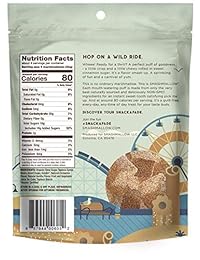 CINNAMON Churro por SMASHMALLOW 's Snackable Marshmallows - Azúcar de caña orgánica sin OMG - 80 calorías por servir, paquete de 3 (4,5 oz)
