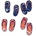 FUNSHOWCASE Beach Holiday Flip Flops Sandals Fairy Garden Miniature, Lot 4-Pairs