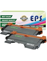 2-Pack EPS Repuestos compatible de cartucho de tóner para impresora Brother TN450 (Negro)
