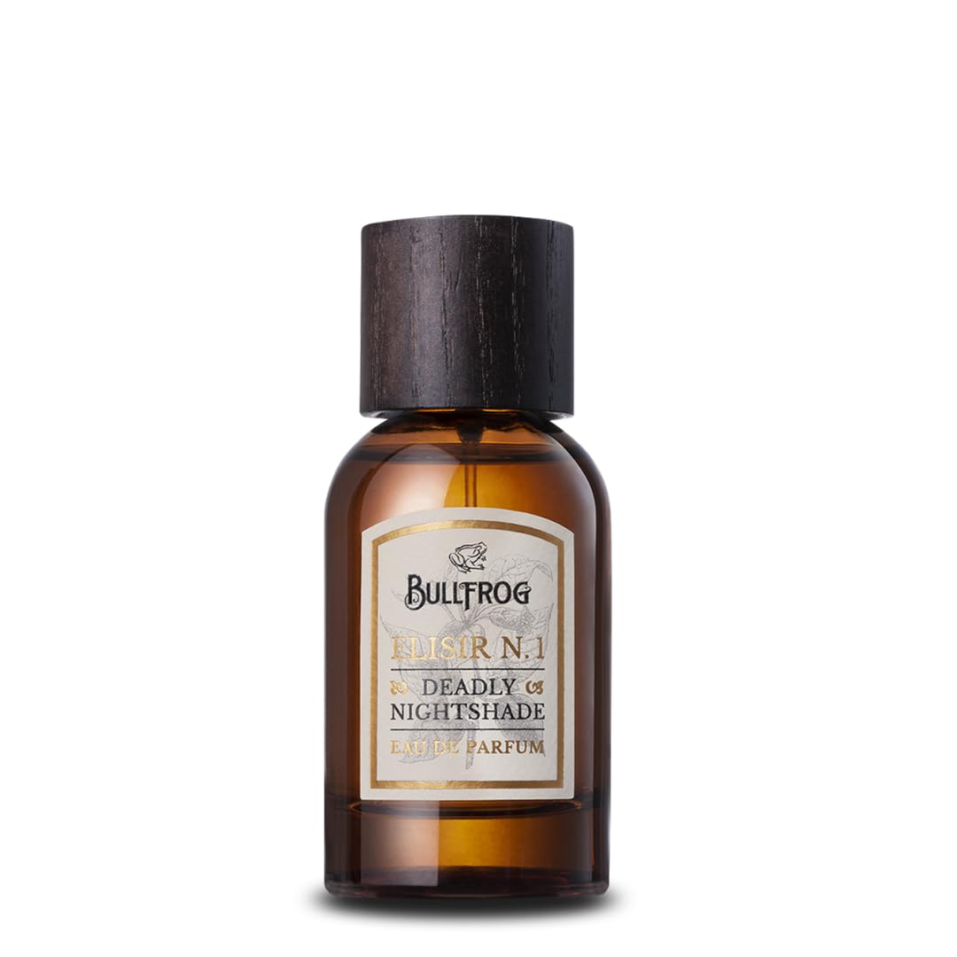Bullfrog - Eau De Parfum Elisir N.1 Deadly Nightshade, Floral and Mysterious Fragrance, Notes of Mandarin, Tonka Bean and Patchouli, 100ml