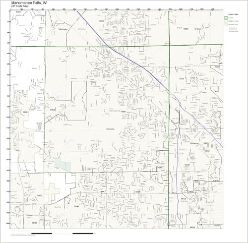 Menomonee Falls Zip Code Map Zip Code Wall Map Of Menomonee Falls, Wi Zip Code Map Laminated:  Amazon.com: Office Products