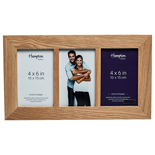 Hampton Frames NEWST46OAK New England Solid Oak Wood 4x6in/A6 (10x15cm