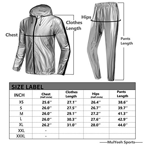 REEDBEEK Professional FullZip Sauna Suit Weight Loss Sweat Suit Boxing