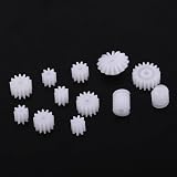 Elprico 26pcs Plastic Spindle Worm Gear Shaft Sleeve Set 2-4MM for RC Aircraft view 4
