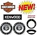 96-2013 Kenwood Speaker Package with Adapter Rings works with Harley Touring - speaker is not created by Harley