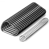LGEGE Carabiner Buckles Pack of 20 by 2.5’’ Black Spring Snap Keychain Clip, Aluminum D Shaped Hooks, Strong and Lightweight Keyrings, Multipurpose for Camping, Hiking, Fishing Or As A Key Organizer