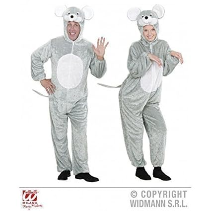 Lively Moments Geniales graues Mauskostüm / Mäuseoverall Gr. XL (H 190)