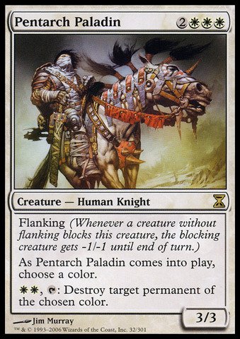 Magic: the Gathering - Pentarch Paladin - Time Spiral