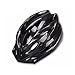 Adult Bike Helmet, Adjustable Lightweight Cycling Helmet with Honeycomb Type 18 Holes Mountain Bicycle Racing Helmet for Men and Women, Black