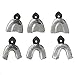 ZIEENC AZDENT Stainless Steel Dental Impression Teeth Tray Autoclavable(6pcs/kit)