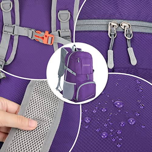 ZOMAKE Lightweight Packable Backpack 35L Light Foldable Backpacks
