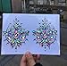 DaLin Rave Festival Rhinestone Face Body Jewelry Stick On Crystal Tattoo Chest Crystal Body Gem Stones Bindi Stickers (Body Jewel 1)