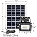 Remote Control Solar Flood Light, Lineway 10W 450 Lumen Outdoor Waterproof Dimmable Solar Powered Flood Light for Garden/Yard/Patio/Swimming Pool/Barbeque/Party