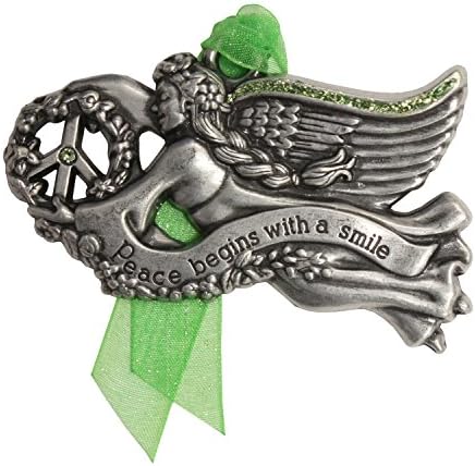 Dazzling Deals Peace Begins with a Smile Angel Ornament