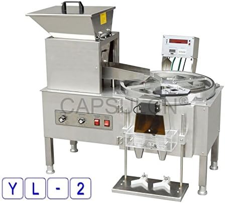 Automatic Stainless Steel Counting Machine YL-2, Automatic Capsule/Pills Counter Machine. (110V)