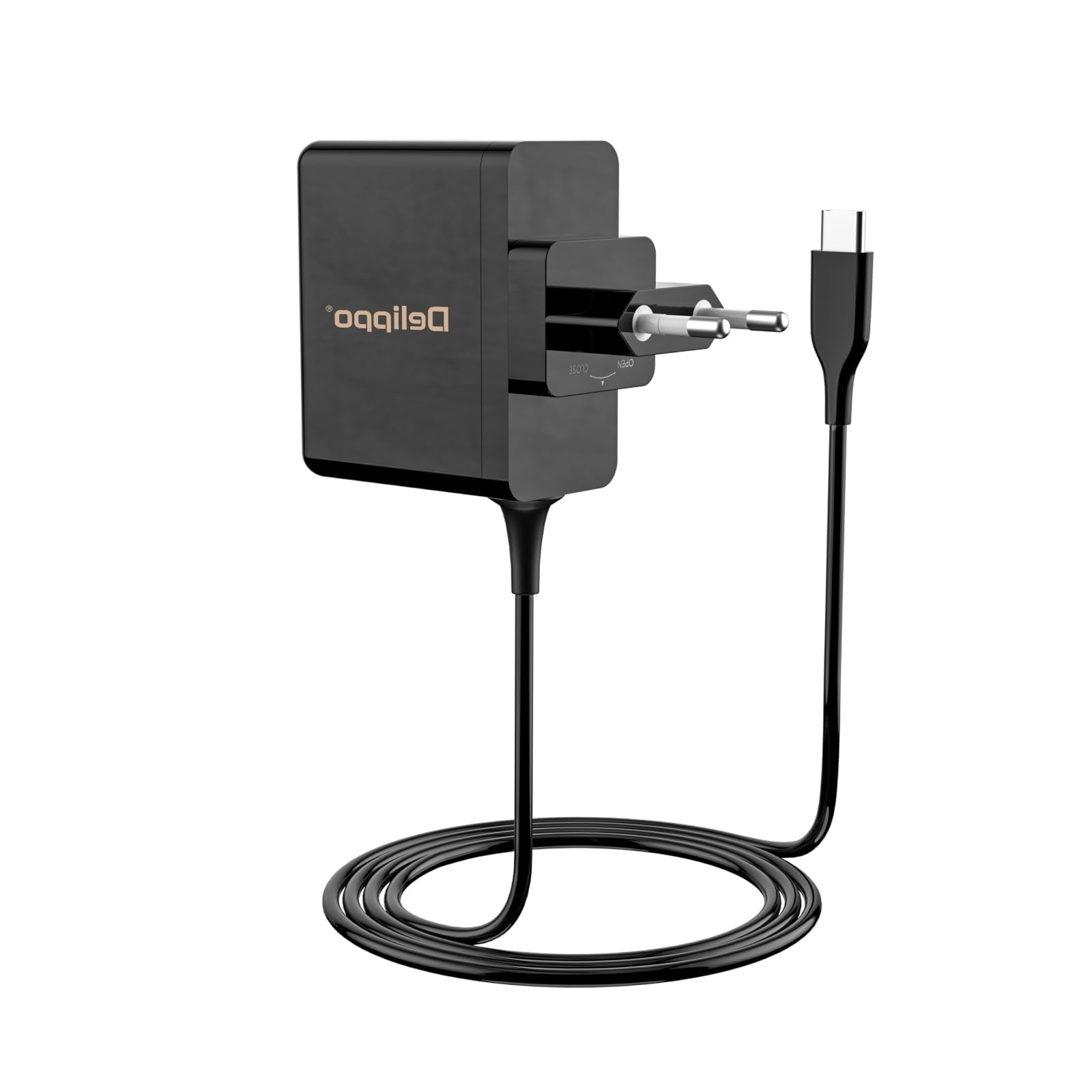 Delippo® Type C Wall charger 20V 2.25A 45w USB C Ac Adapter For Lenovo Thinkpad X1 Tablet, IBM YOGA 5, Miix 720, Yoga 910, Yoga 720 13", Yoga 910-13IKB 80VF Touch 910-13 910-13IKB 80VF002JUS