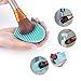 Angeltyr Makeup Brushes Set - Premium Synthetic Kabuki Cosmetics Foundation Blending Blush Eye Shadow Powder Brush Makeup Brush Kit and Brush Egg (11+1pcs,Brown&Silver)