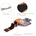 DEDENI Water Resistant Sports Armband 5.5 Inch for iPhone 7 Plus, 6s Plus, 6 Plus, Running Exercise Multifunction Phone Case for Android Phones (Orange)