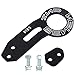 yunanwa Rear Tow Towing Hook for Universal Car Auto Trailer Ring Aluminum Alloy (Black)