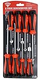 Texas Best Screwdriver Set | Chrome Vanadium Steel Blades | Magnetic Tips | Super Comfort Grip Handle (8 Pc)