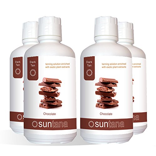 128oz Dark Spray Tan Solution - Chocolate Fragrance 12% DHA Premium Sunless Solution