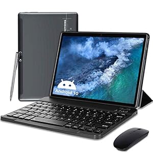 Tablet-10-Inch-5G-WiFi-Android-100-4-GB-RAM-64-GB-ROM128-GB-Quad-Core-16-Ghz-Google-GMS-Certified-Tablet-PC-with-Keyboard-Mouse-1280-x-800-HD-IPS-Screen-6000-mAh-Type-C-Bluetooth AOYODKG Tablet 10 Inch 5G WiFi, Android 10.0, 4 GB RAM, 64 GB ROM/128 GB, Quad-Core, 1.6 Ghz, GMS Certified, Tablet PC…