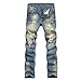 Hot Mens Jeans Skinny Straight Fit Pencil Pants Feet Trousers Fashion Korean