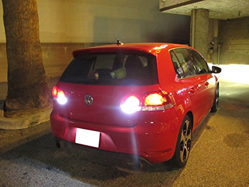 iJDMTOY Error Free 21-SMD 7440 W21W LED Backup Reverse Light Bulbs For 2010-2014 Volkswagen MK6 Golf or GTi