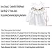 Colorful Childhood Little Girls Off Shoulder Flower White T Shirt Summer Blouse