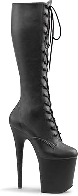 pleaser knee boots