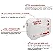 Clear Travel Toiletry Bag-TSA-Approved,1Quart Size,3-1-1bag, Airport Airline Compliant Bag. XIANGYI (red)