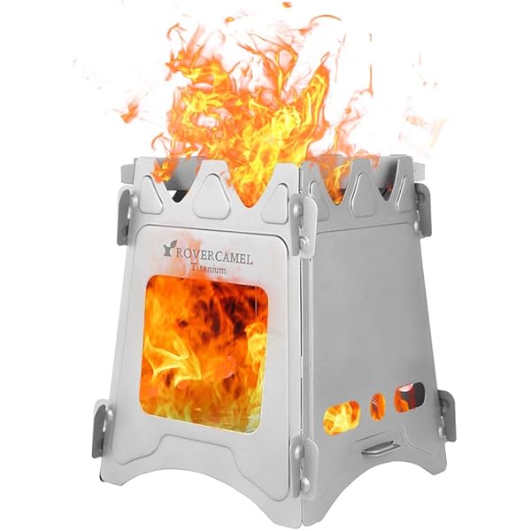 Lixada Camping Pocket Wood Stove Portable Folding Lightweight Stainless  Steel Titanium Construction Wood Burning Backpacking Stove for Outdoor  Survival Cooking Picnic Hunting Camping Backpacking : Amazon.ca: Sports u0026  Outdoors