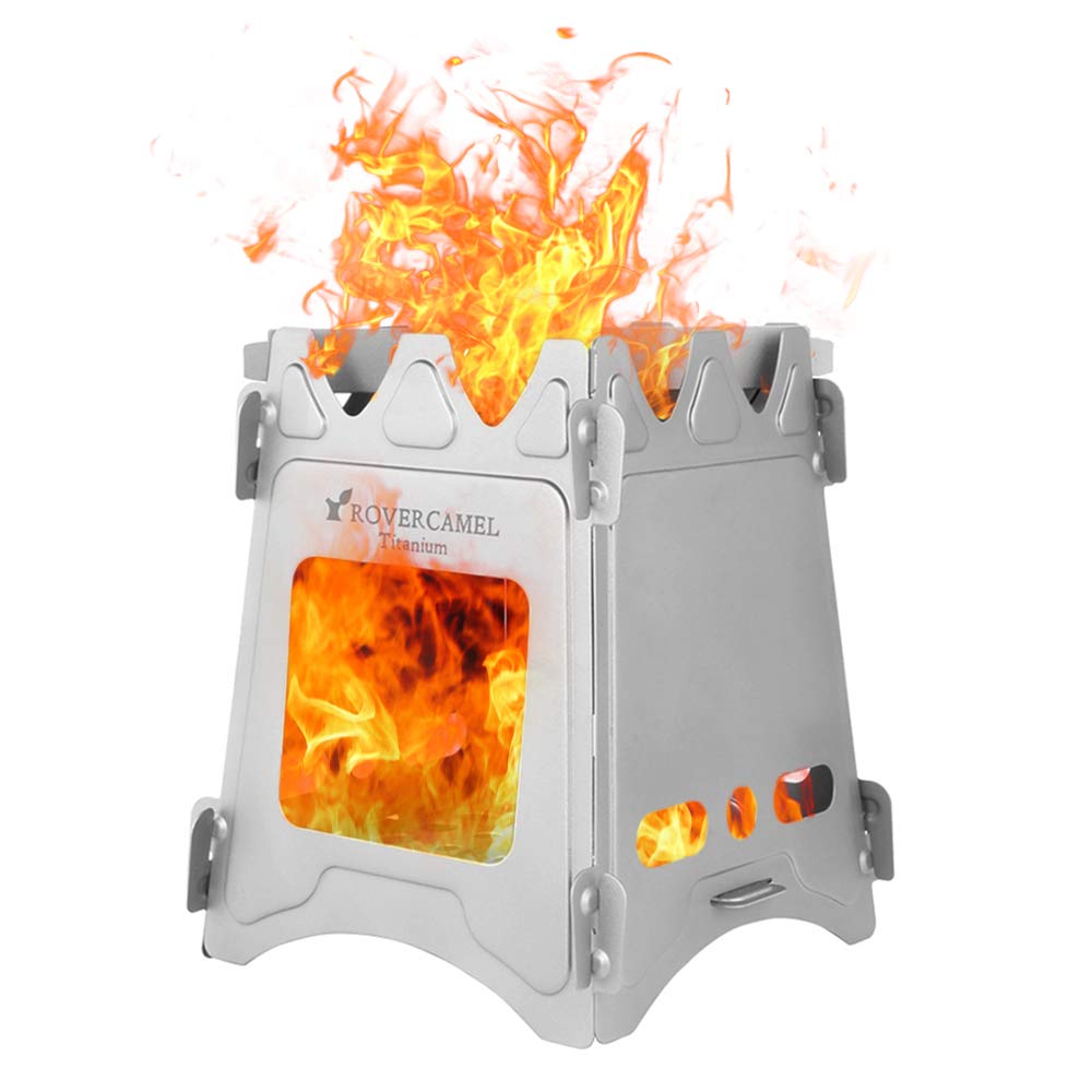 Portable Camping Stove Folding Camping Stove Wood Stove Lightweight Pocket Stove Backpacking Stove (type2)