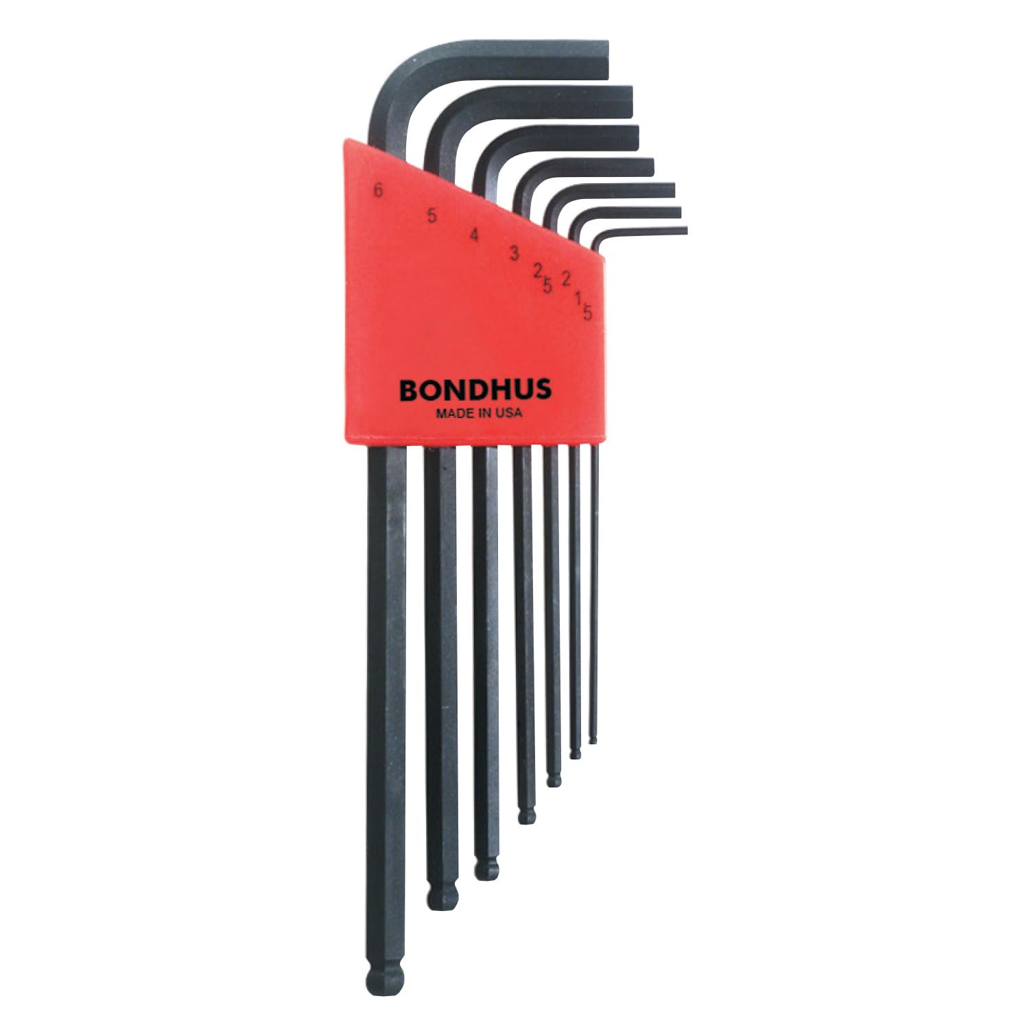 Bondhus, BLX7MM BALLEND HEX Key Set 1.5MM-6MM, 10992